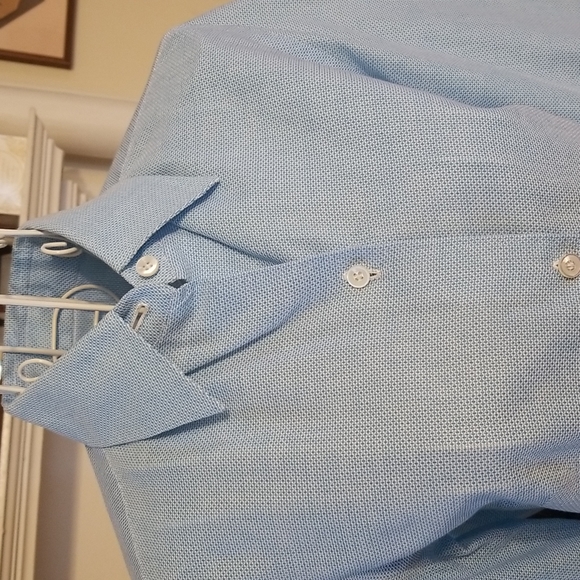 Borrelli blue button down shirt - Picture 2 of 10